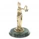 Статуэтка &amp;quot;Фемида&amp;quot; на подставке из змеевика 128607