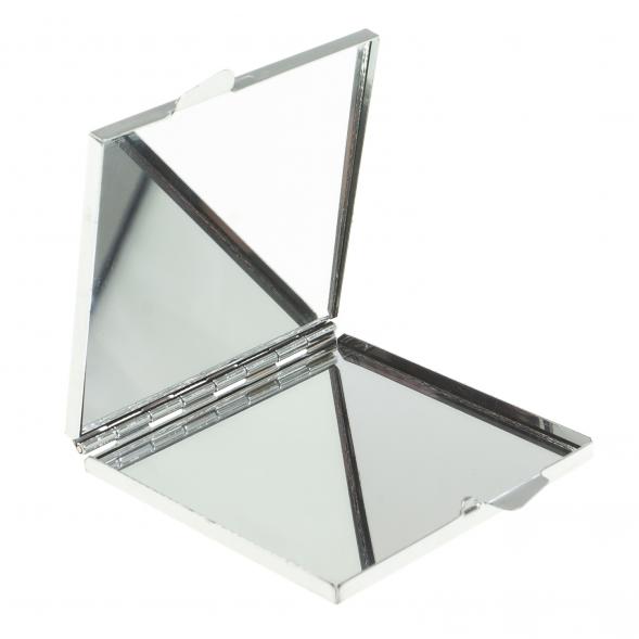 Зеркало квадратное из змеевика с ящерицей цвет серебро 122748