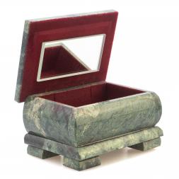 Шкатулка с расписной крышкой Осень 11х7,5х7 см