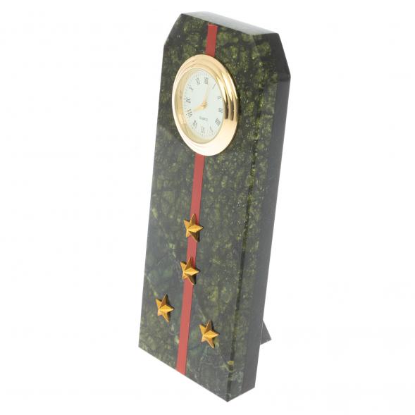 Часы подарочные &amp;quot;Погон капитан ВС&amp;quot; серпентинит 128833