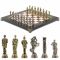 Шахматы настольные "Римские легионеры" 32х32 см лемезит мрамор