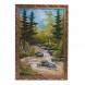 Картина &amp;quot;Горный ручей&amp;quot; багет 46х66 см, каменная крошка 111188