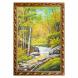 Картина &amp;quot;Горный ручей&amp;quot; багет 46х66 см, каменная крошка 111188