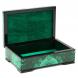 Малахитовая шкатулка &amp;quot;Классическая&amp;quot; 14х9х4,5 см 120483