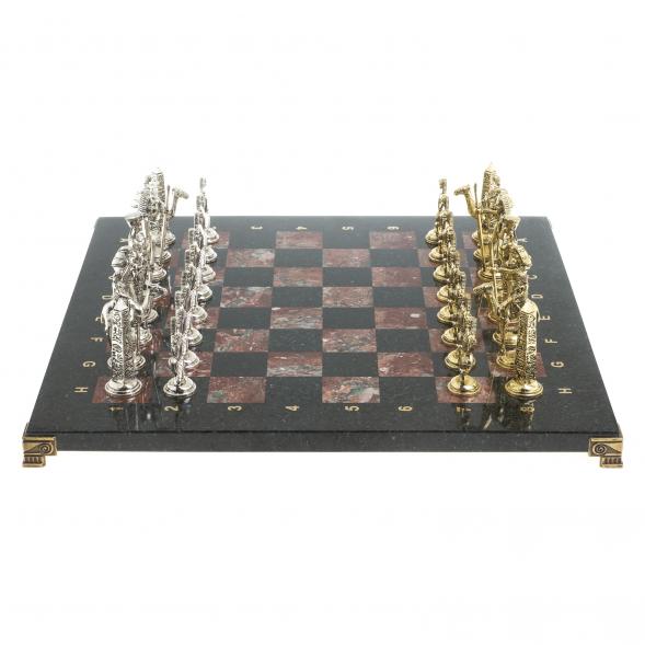 Шахматы &amp;quot;Древний Египет&amp;quot; доска 40х40 см креноид змеевик 122629