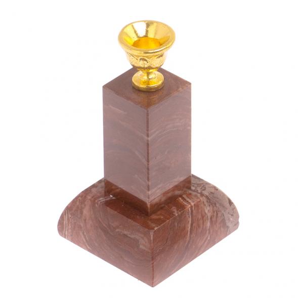 Подсвечник церковный &amp;quot;Столбик&amp;quot; лемезит 126202