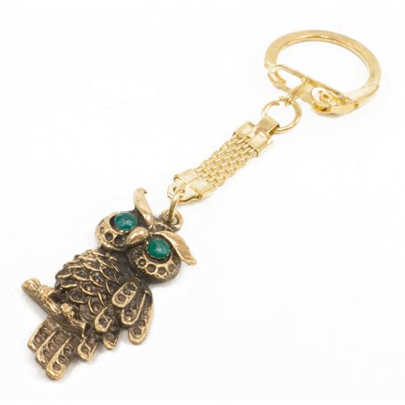 Брелок Сова бронза 117479