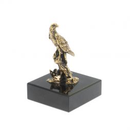 Статуэтка "Орел" из бронзы и долерита 3,5х3,5х5 см