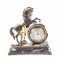 Декоративные часы из бронзы и мрамора "Конь на дыбах"