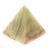 Пирамида из камня оникс зелено-коричневый 7,5х7,5х8 см (3)