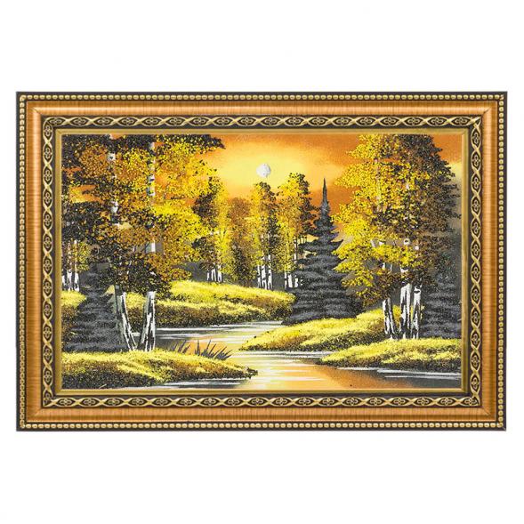 Картина &amp;quot;Осень янтарная&amp;quot; багет 24х34 см, каменная крошка 112496