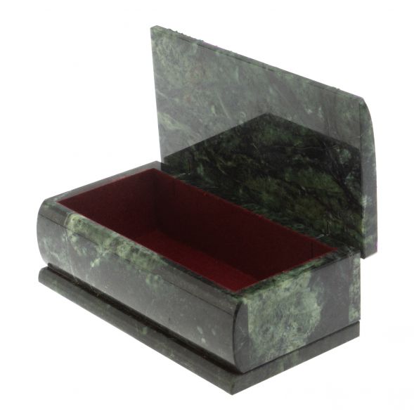 Шкатулка &amp;quot;Купюра. Рассвет&amp;quot; из шабровского змеевика 18х9,5х7 см 127684