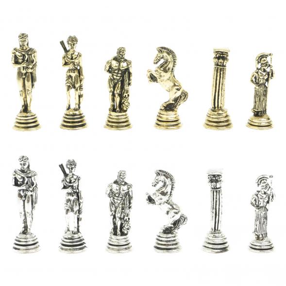 Шахматы &amp;quot;Афина&amp;quot; доска 32х32 см из змеевика 128227