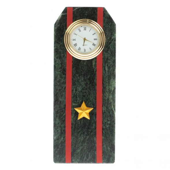 Часы погон &amp;quot;Майор ВС&amp;quot; змеевик шабровский 129056