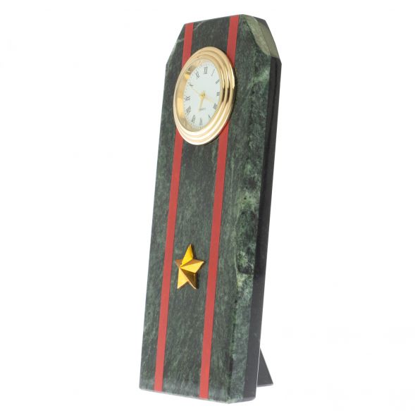 Часы погон &amp;quot;Майор ВС&amp;quot; змеевик шабровский 129056