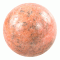 Шар камень розовый мрамор 8 см