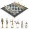Шахматы "Древний Египет" доска 40х40 см серый мрамор