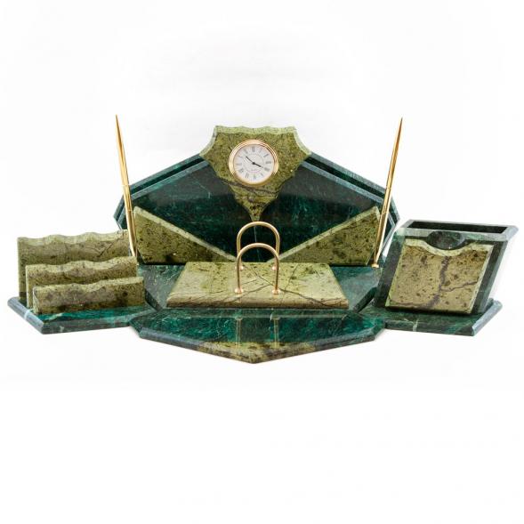 Письменный набор змеевик 113273