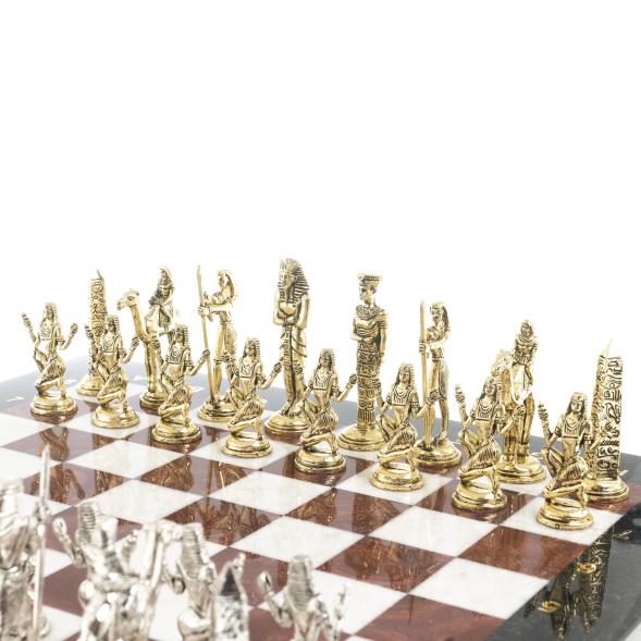Шахматы &amp;quot;Древний Египет&amp;quot; доска 40х40 см мрамор лемезит 122632