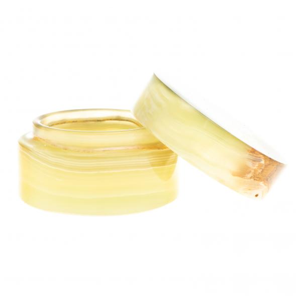 Шкатулка &amp;quot;Пудреница&amp;quot; из оникса 7,5х7,5х4,5 см (3) 123903