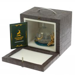 Икорница "Дары моря" камень агат