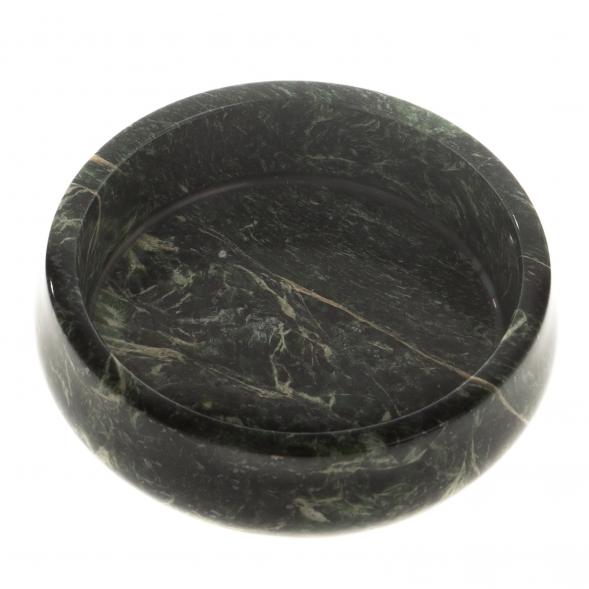 Пепельница круглая из змеевика 10х10х3,5 см 124563