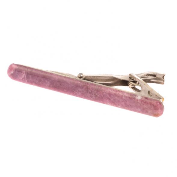 Набор запонки прямоугольные зажим для галстука камень турмалин 126516