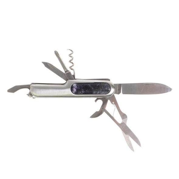 Нож мультитул складной 7 в 1 с камнем гетчеллит 126740