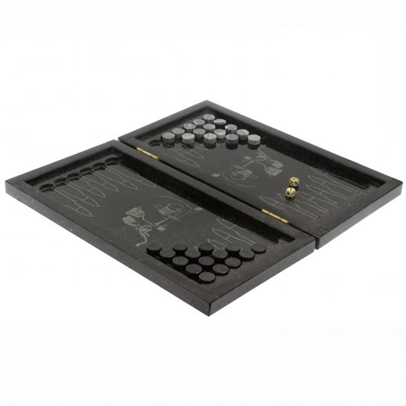 Нарды с гравировкой &amp;quot;Орден СССР&amp;quot; камень гранит 130073