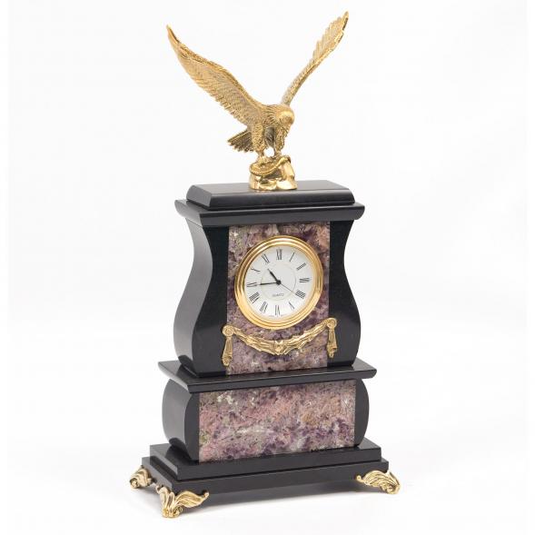 Часы &amp;quot;Орел&amp;quot; камень флюорит бронза 116637