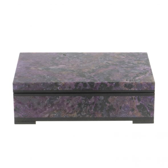 Шкатулка из чароита 16х10,5х5 см 127604