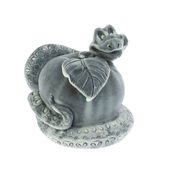 Статуэтка «Змей-Искуситель вокруг яблока (шарж)» из мраморной крошки 128147