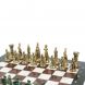 Шахматы &amp;quot;Средневековые рыцари&amp;quot; фигуры бронза / патина 44х44 см мрамор лемезит 128392