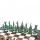 Шахматы &amp;quot;Средневековые рыцари&amp;quot; фигуры бронза / патина 44х44 см мрамор лемезит 128392