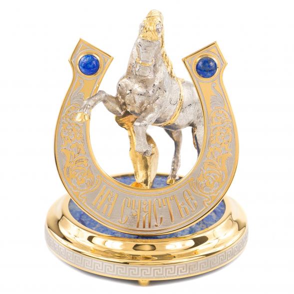 Сувенир &amp;quot;Подкова на счастье&amp;quot; лазурит 116101