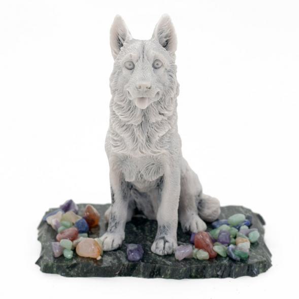 Сувенир &amp;quot;Овчарка&amp;quot; из мрамолита 116327