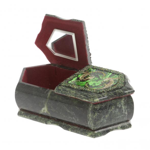 Шкатулка для украшений &amp;quot;Хозяйка медной горы / Две ящерицы&amp;quot; 20х10х7,5 см 127127