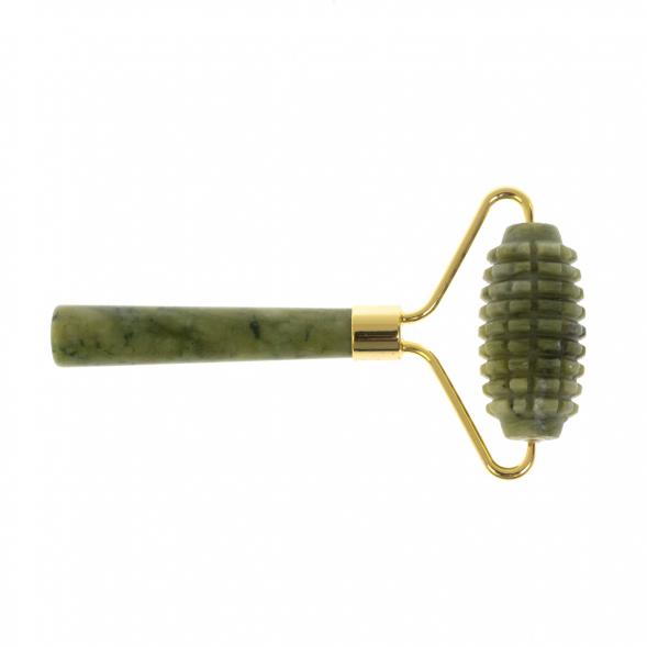 Массажер роликовый рельефный из нефрита Бовена 6х10,5х2 см 129568