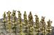 Шахматы подарочные &amp;quot;Рыцари крестоносцы&amp;quot; доска 44х44 см из камня змеевик 120716