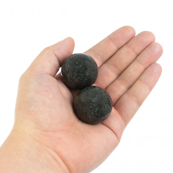 Шары для массажа 3 см из камня базальт 129636