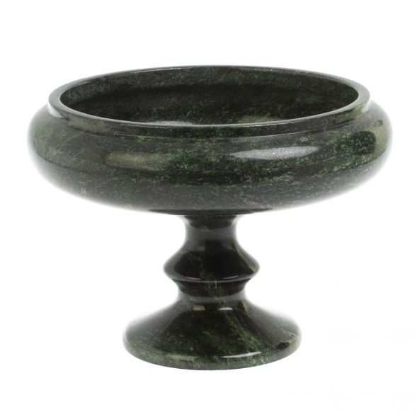 Конфетница из шабровского змеевика 24х24х17,5 см 127445