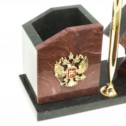 Настольный набор "Куб" из лемезита