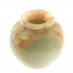 Ваза из оникса 15х15х13 см (6)