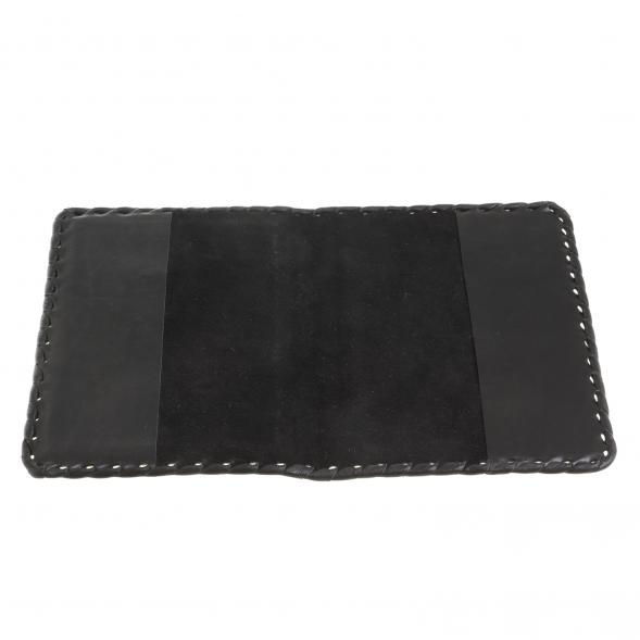 Подарочный набор &amp;quot;Документы&amp;quot; обложка для паспорта, визитница и ручка Parker черная кожа 122400