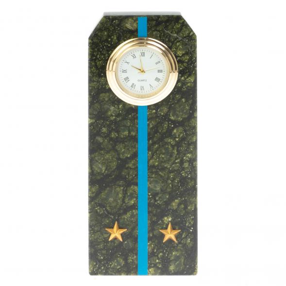 Часы &amp;quot;Погон лейтенант ВВС, ВКС, ВДВ&amp;quot; серпентинит 113172