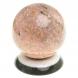Шар &amp;quot;Антистресс&amp;quot; из розового мрамора 9 см на подставке 124085
