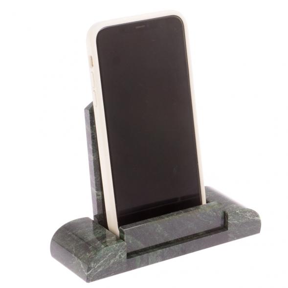 Подставка под телефон-смартфон из камня змеевик 125924