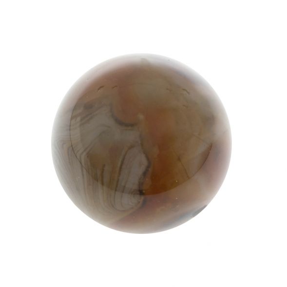 Шар из бразильского агата 4,8 см на подставке 128545