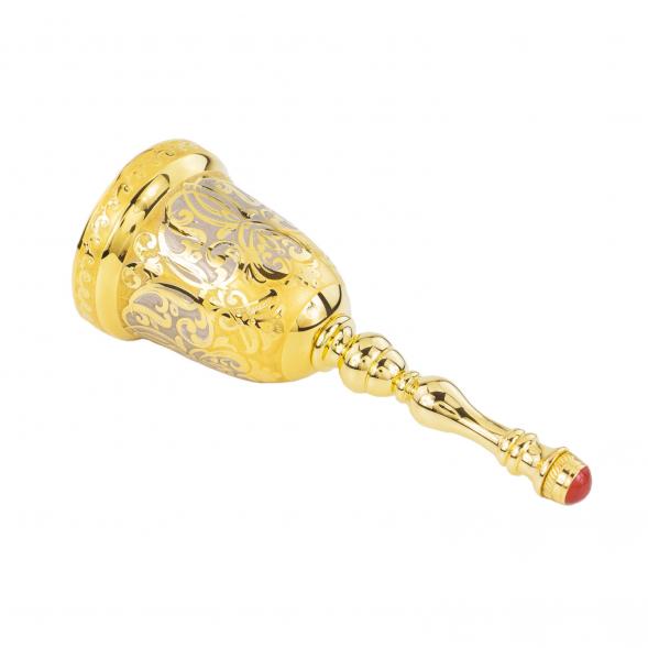 Колокольчик металлический &amp;quot;Яшма&amp;quot; в подарочной упаковке Златоуст 120938