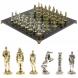 Шахматы сувенирные &amp;quot;Великая Отечественная война&amp;quot; доска 40х40 см змеевик 129836